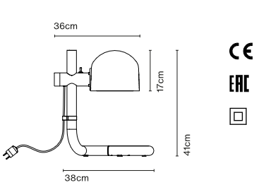 lampa stołowa, lampa biurkowa Marset