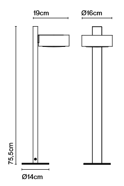 lampa ogrodowa, lampa zewnętrzna Marset