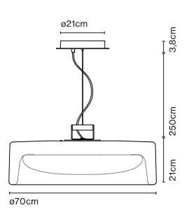lampa wisząca, lampa sufitowa Marset