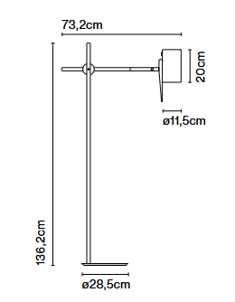 lampa podłogowa, lampa Marset