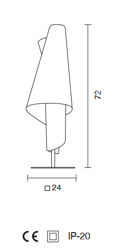 lampa stołowa, lampa biurkowa Parachilna
