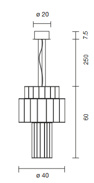 lampa wisząca, lampa sufitowa Parachilna