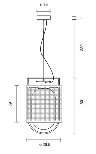 lampa wisząca, lampa Parachilna
