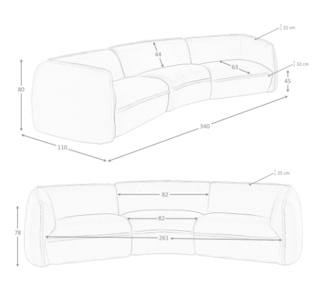 sofa, sofa Angel Cerda