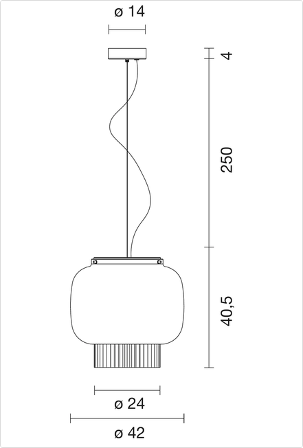 lampa sufitowa, lampa wisząca Parachilna