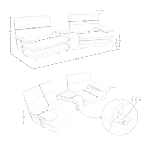 sofa, sofa Angel Cerd