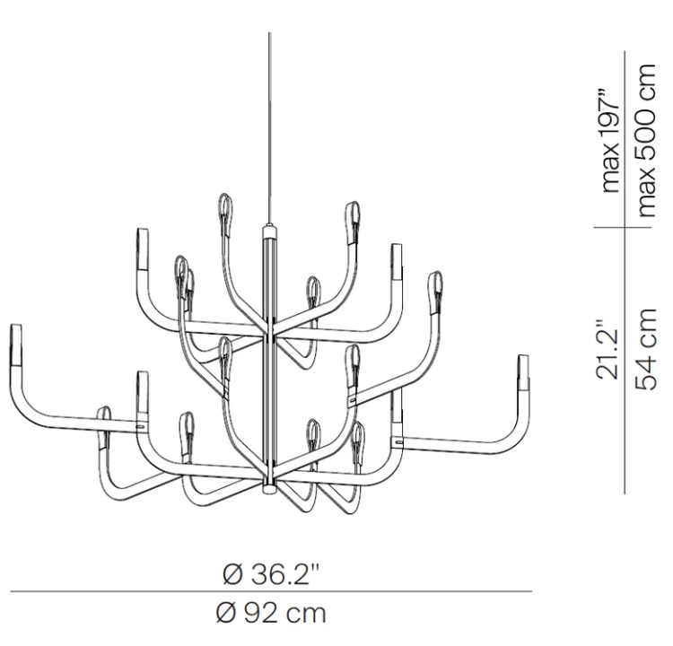 lampa sufitowa, lampa wisząca Luceplan