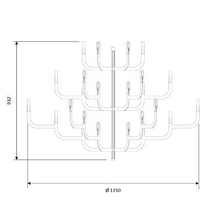 lampa sufitowa, lampa wisząca Luceplan