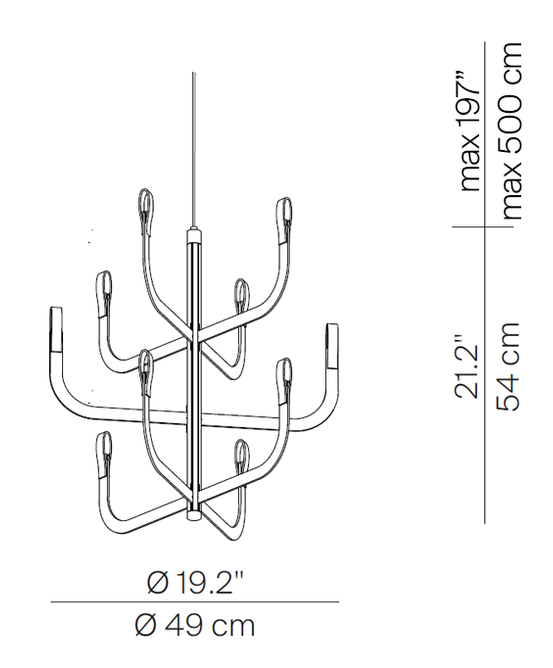 lampa sufitowa, lampa wisząca Luceplan