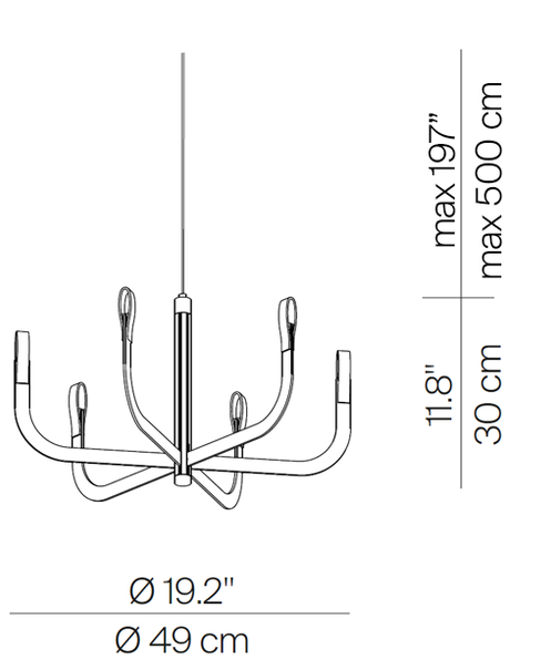 lampa sufitowa, lampa wisząca Luceplan