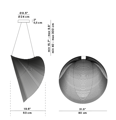 lampa sufitowa, lampa wisząca Luceplan
