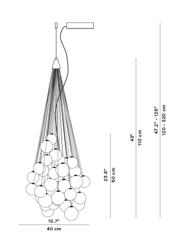 lampa sufitowa, lampa wisząca Luceplan