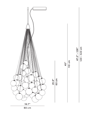 lampa sufitowa, lampa wisząca Luceplan