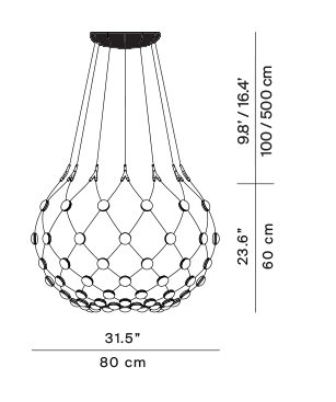 lampa sufitowa, lampa wisząca Luceplan