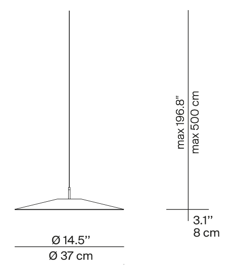 lampa sufitowa, lampa wisząca Luceplan