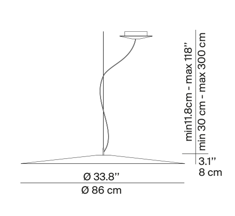 lampa sufitowa, lampa wisząca Luceplan